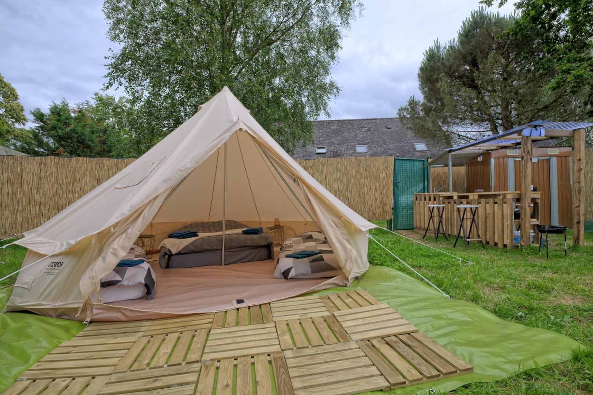 Tipi Experience L'Echappee Belle Hotel Saint-Maudez Kültér fotó